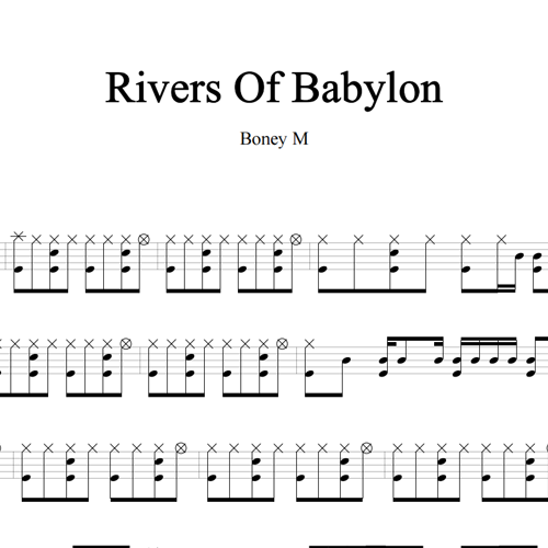 鼓谱*Boney M_Rivers Of Babylon.asp